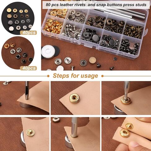 Jupean 458 Pieces Leather Kits, Leather Working Tools, Leathercraft Tools and Supplies with Instruction, Tool Holder, Leather Stamps Set, Prong Punch, Hole Hollow Punch for Leather Craft Working in Saudi Arabia