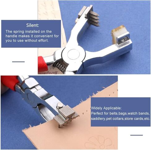 Jupean 458 Pieces Leather Kits, Leather Working Tools, Leathercraft Tools and Supplies with Instruction, Tool Holder, Leather Stamps Set, Prong Punch, Hole Hollow Punch for Leather Craft Working in Saudi Arabia