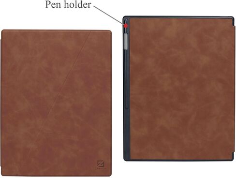 Case for Remarkable Paper Tablet 11.8" 2024 Released, Slim Lightweight Leather Book Folio Cover with Built-in Pen Holder (Gray) in Saudi Arabia
