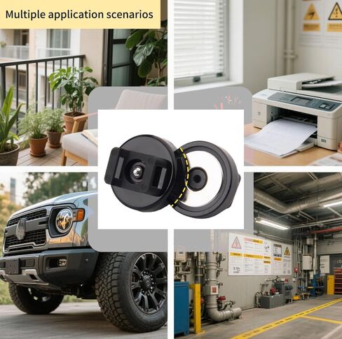 12Pcs Magnetic Cable Zip Tie Mounts with Duty Zip | Multipurpose Magnetic Cable Holder for Cable Management | Includes Adhesive Tabs for Non-metal Surfaces, Suitable for Walls, Tables and Cars in Saudi Arabia