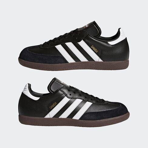 حذاء كرة القدم Samba OG للرجال من adidas، أبيض سحابي/أبيض سحابي/لثة، مقاس 10.5 in Saudi Arabia