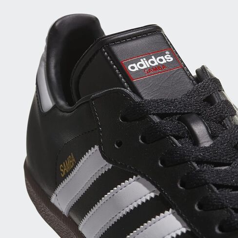 حذاء كرة القدم Samba OG للرجال من adidas، أبيض سحابي/أبيض سحابي/لثة، مقاس 10.5 in Saudi Arabia