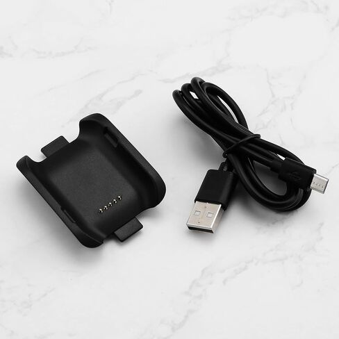 2 مجموعات من الشاحن الذكي مع كابل USB متوافق فقط مع Samsung Galaxy Gear SM-V700 Smart Watch Accessory Black 70cm in Saudi Arabia