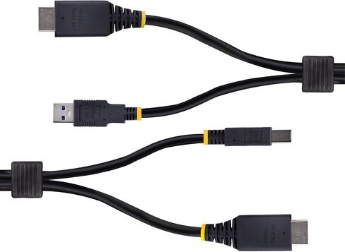 Startech.com 10ft (3M) HDMI و USB 5GBPS KVM Cable ، 4K 60Hz ، HDMI 2.0 و USB Combo Cable for KVM Switch in Kuwait