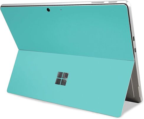 قرص الجلد متوافق مع Microsoft Surface Pro 11 (2024) - الفيروز الصلبة - غطاء ملصق الواقي في فينيل 3M - يسهل تطبيقه | مصنوع في الولايات المتحدة الأمريكية من قبل Mayyskins in Kuwait