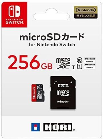 Hori Nintendo Switch Micro SD Card 64GB ، Class 10 ، UHS-I ، اقرأ 80 ميجابايت/ثانية ، اكتب 90 ميجابايت/ثانية ، أسود in Saudi Arabia