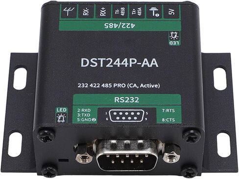 RS232 إلى RS485 RS422 محول المحول الصناعي المعزول المعزول مع واقي زيادة في التيار الزائد لنقل الإشارة المستقرة in Kuwait