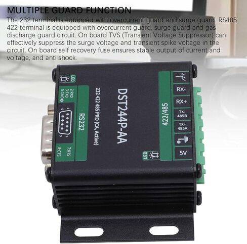 RS232 إلى RS485 RS422 محول المحول الصناعي المعزول المعزول مع واقي زيادة في التيار الزائد لنقل الإشارة المستقرة in Kuwait