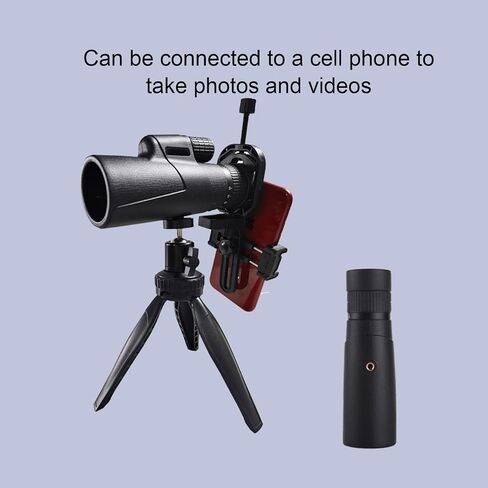 6x18 Zoom Monocular Telescope, High Power, Fully Multicoated Lenses with Storage Bag Mirror Rope Cleaning Cloth Non Slip Grip for Bird Watching Travel Camping Outdoor in Saudi Arabia