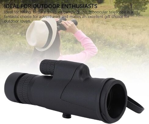 6x18 Zoom Monocular Telescope, High Power, Fully Multicoated Lenses with Storage Bag Mirror Rope Cleaning Cloth Non Slip Grip for Bird Watching Travel Camping Outdoor in Saudi Arabia