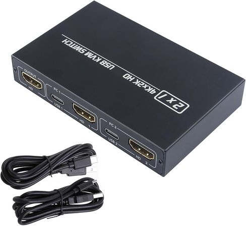 المقابس وتشغيل 2port HDTV Switcher مع HDCP 1.4 محاور USB لمضيفي الشاشة مشاركة لوحات المفاتيح KVM Switcher in Kuwait