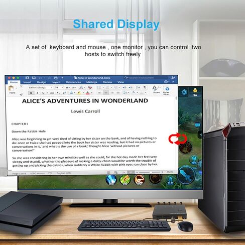 المقابس وتشغيل 2port HDTV Switcher مع HDCP 1.4 محاور USB لمضيفي الشاشة مشاركة لوحات المفاتيح KVM Switcher in Kuwait