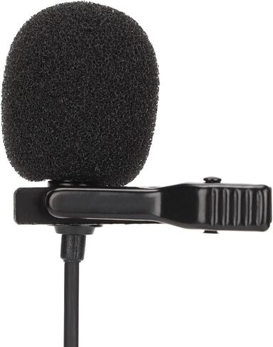 Keenso Lavalier Mic Intelligent Cancellation Microphone C of Type C Type for Programs Recording, Interview Recording - Anti Spray Cotton, 1.5 M Cable Length in Saudi Arabia