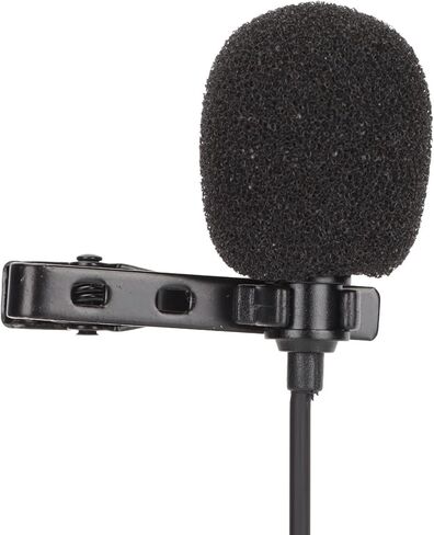 Keenso Lavalier Mic Intelligent Cancellation Microphone C of Type C Type for Programs Recording, Interview Recording - Anti Spray Cotton, 1.5 M Cable Length in Saudi Arabia