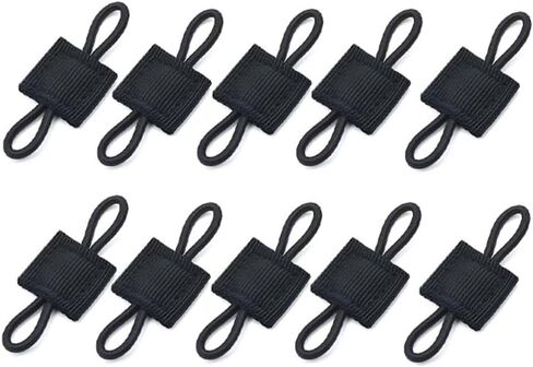 10-Pack Pouch Buckles for Tactical Vests, Black Vest Accessories for Outdoor & Military Use in Saudi Arabia