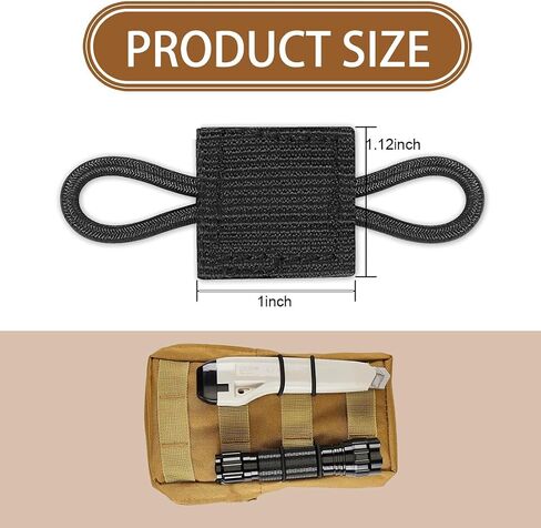 10-Pack Pouch Buckles for Tactical Vests, Black Vest Accessories for Outdoor & Military Use in Saudi Arabia