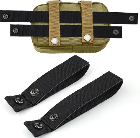 أحزمة 8pcs لـ molle ، حزام أحزمة نايلون لحزام المرفق شاقية شديدة التقدم مرنة الإبزيم موصلات لوحة molle لتخييم حقيبة الظهر المشي لمسافات طويلة molle in Saudi Arabia