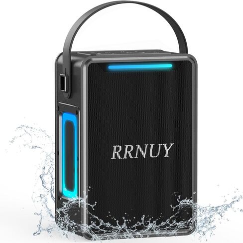 مكبرات صوت بلوتوث المحمولة 60W IPX6 مكبرات صوت لاسلكية مقاومة للماء مع باس عميق ، إقران TWS ، صوت استريو DSP ، ضوء LED ، صندوق الطفرة في الهواء الطلق كبير الصاخبة لشركة Home Party Camping in Kuwait