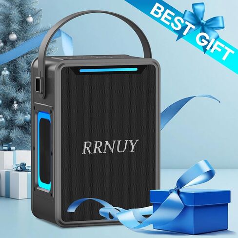 مكبرات صوت بلوتوث المحمولة 60W IPX6 مكبرات صوت لاسلكية مقاومة للماء مع باس عميق ، إقران TWS ، صوت استريو DSP ، ضوء LED ، صندوق الطفرة في الهواء الطلق كبير الصاخبة لشركة Home Party Camping in Kuwait