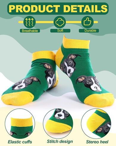 Vabean 36 Pairs Funny Men's Dress Socks Men's Novelty Socks Crew Socks Cotton Socks Bulk Colorful Socks Set for Women Men in Saudi Arabia