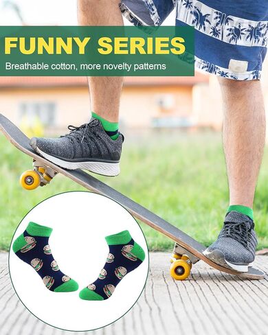 Vabean 36 Pairs Funny Men's Dress Socks Men's Novelty Socks Crew Socks Cotton Socks Bulk Colorful Socks Set for Women Men in Saudi Arabia