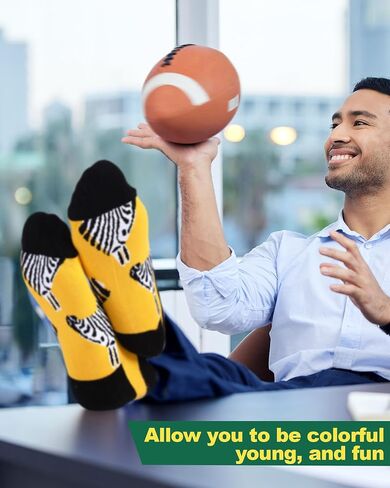 Vabean 36 Pairs Funny Men's Dress Socks Men's Novelty Socks Crew Socks Cotton Socks Bulk Colorful Socks Set for Women Men in Saudi Arabia