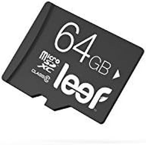 Leef Mobile Memory MicroSD W/ Adapter - Black (64GB) in Saudi Arabia