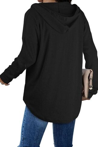 Womens Fashion Tops Hoodies for Women Pullover Oversized Sweatshirts Long Sleeve Shirts Loose Fit in Saudi Arabia