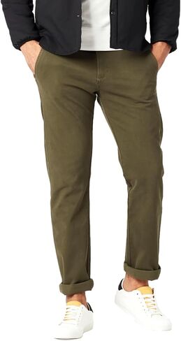 Dockers Men's Slim Fit Ultimate Chino with Smart 360 Flex, (New) (New) Egret Cream, 33W x 34L in Kuwait