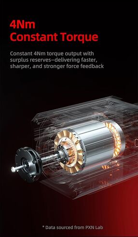 PXN VD4 ​​BUNDLE F Gaming Sim Racing Wheel Direct Drive Servo Motor Base 4NM Force Feedback 11 "Racing Wheel & Hall 2-Pedal PC Wheel Wheel Windows 7/8/10/11 in Saudi Arabia