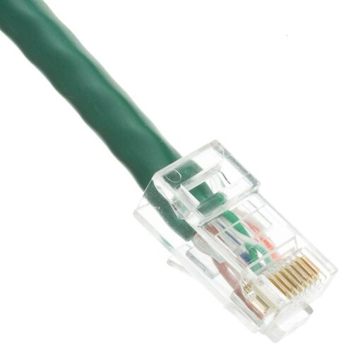 CableWholesale 1 Foot Cat6 Yellow Ethernet Patch Cable, Bootless, 24AWG Network Cable with RJ45 Gold Plated Connector, 4 Pair Stranded Bare Copper, Unshielded Twisted Pair (UTP) Internet Patch Cable in Saudi Arabia
