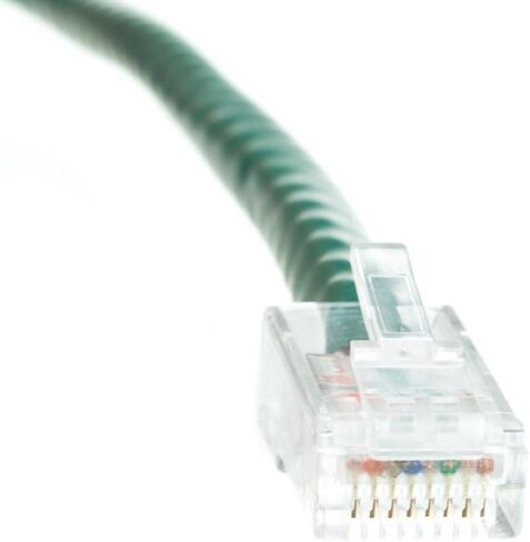 CableWholesale 1 Foot Cat6 Yellow Ethernet Patch Cable, Bootless, 24AWG Network Cable with RJ45 Gold Plated Connector, 4 Pair Stranded Bare Copper, Unshielded Twisted Pair (UTP) Internet Patch Cable in Saudi Arabia