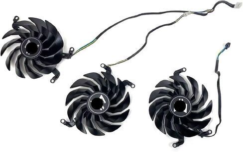 Cooling Fan 95mm 5pin T129215SU Compatible with RTX 3060 3070 3080 3090 Ti Video Card Fans(1pcs) in Saudi Arabia