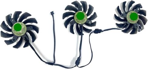 3PCS PLD08010S12HH 75MM 4PIN RTX3070 Cooling Fan Compatible with RTX 3070 Eagle 8G GTX1660 RX 5500XT 5600 XT Graphics Fans in Saudi Arabia