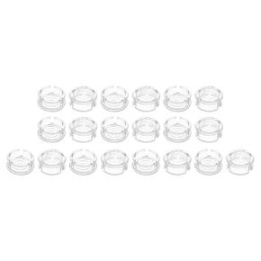 PATIKIL 5mm LED Lamp Holder, 10 Pack Light Emitting Diode Caps for Lamp Bulb Mount Panel Display Protective Cover, Clear