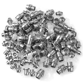 50PCS HIRCQOO Metal Round Lamp Emitting Diode Mount Panel Display Socket Base Compatible with Mount Panel Display Socket Base Diode Lighting (5mm)