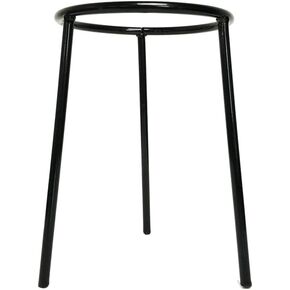 1PC Lamp Lab Tripod Stand Black Metal Lamp Support Stand Lamp Tripod Holder for Laboratory School Chemistry Education