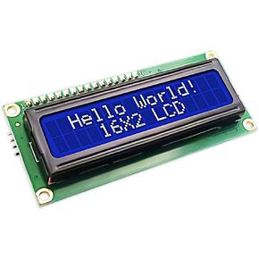 I2C LCD 1602 Display HD44780 محول الواجهة التسلسلية مع IIC/ I2C/ TWI LCD، متوافق مع Arduino R3 Mega 1 قطعة شاشة زرقاء 16 × 2 in Kuwait