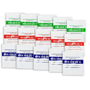DuvinDD 18 Pack pH Meter Buffer Solution Powder 6.86/4.00/9.18, pH Calibration Solution Packets for Precise PH Meter
