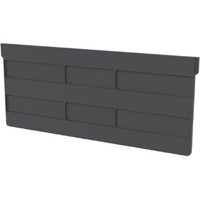 Akro-Mils 41250 Crosswise Width Plastic Divider for 30250 AkroBin Storage Bins, Black, (6-Pack)