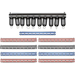 BARSKA AF13684 Labeled Key Shelves w/ 101-200 Numbered Hooks for Key Cabinets