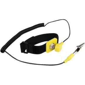Rosewill Anti Static Wrist Strap Band, ESD Strap Anti Shock Wristband Bracelet with Grounding Wire Alligator Clip, Detachable Extra Long Cord (Packaging May Vary) - RTK-002