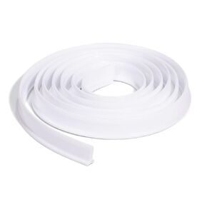 PIG Home Solutions Water Barrier – 10’ L Silicone Water Barrier - Yellow - 0.5625" W x 10’ L x 1.2" H – PM50792-YW