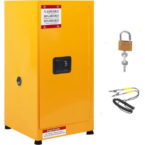 خزانة قابلة للاشتعال مقاس 18 بوصة × 18 بوصة × 35 بوصة، خزانة تخزين خطرة، رف قابل للتعديل، خزانة تخزين قابلة للاشتعال in Kuwait