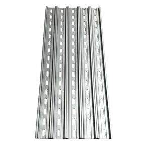 International Connector T&G 5 Pieces DIN Rail Slotted Aluminum RoHS 35mm Wide 7.5mm High (22")