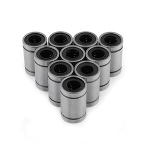 10pcs/Set LM8UU 8mm Linear Ball Bearing Double Sealed Bushing for 8mm Rod 3D Printer CNC Parts