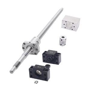 12mm Ball Screw SFU1204 RM1204 with Nut (End Processing),Length 19.68 inch / 500mm,Precision Part for CNC Machine