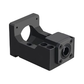 HM15-57 Nema 23 Stepper Motor Mounting Bracket, SFU2005 Ballscrew Fixed Seat End Support 57mm for Nema23 Stepper Motor, Servo Motor with BK15 Bearing Diameter 15mm