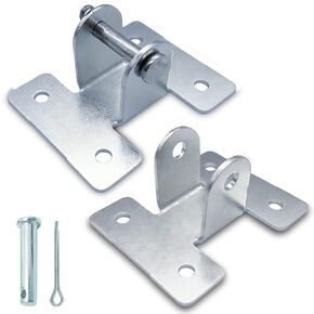 2 PCS Linear Actuator Mounting Brackets, Silver Heavy Duty Metal Mounting Brackets for Linear Actuator (H-Shape)
