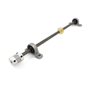 BIQU 400mm 8mm T8 Lead Screw Set Lead Screw+ Copper Nut + Coupler + Pillow Bearing Block for 3D Printer